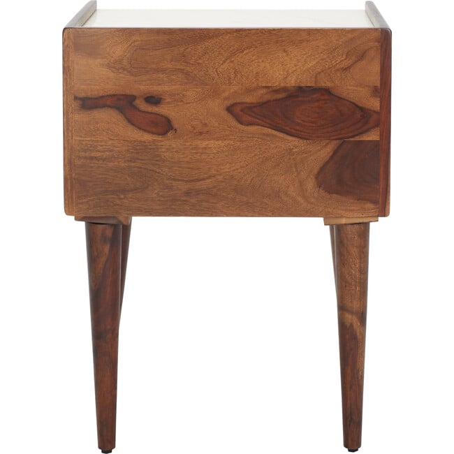 Marion 1-Drawer Nightstand, Walnut/White - Accent Seating - 6