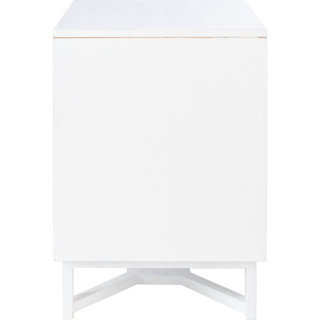 Hedwig 2-Drawer Nightstand, White - Nightstands - 4