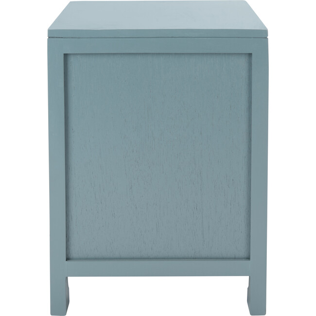 Dave 1-Drawer Nightstand, Blue Grey - Nightstands - 4