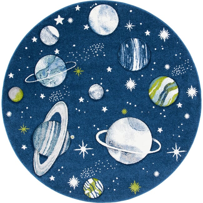 Carousel Kids Sally Rug, Navy Space - Rugs - 3