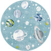 Carousel Kids Sally Rug, Teal Space - Rugs - 3