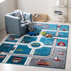 Carousel Kids Atlas Rug, Turquoise - Rugs - 3