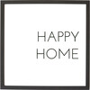 Happy Home Magnet Board, Ebony - Wall Décor - 1 - thumbnail