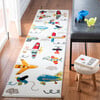 Carousel Kids Charlie Rug, Blue Multi - Rugs - 5