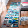 Carousel Kids Atlas Rug, Turquoise - Rugs - 5