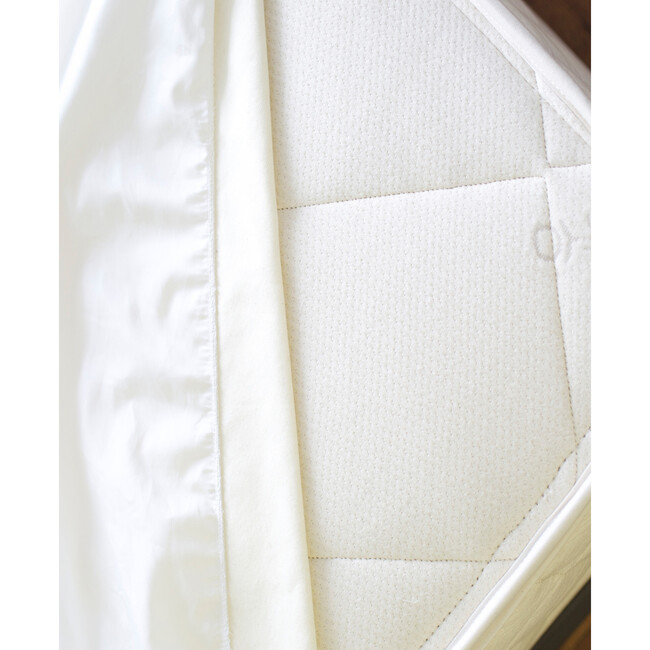 Organic Cotton Waterproof Fitted Protector Pad, Twin - Mattress Pads - 2