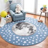 Carousel Kids Buzz Rug, Light Blue - Rugs - 7