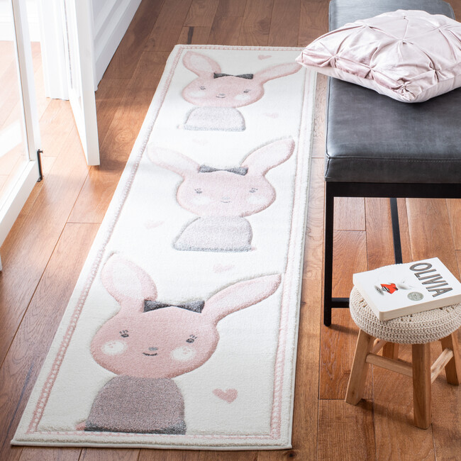 Carousel Kids Hazel Rug, Light Pink - Rugs - 6