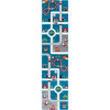 Carousel Kids Atlas Rug, Turquoise - Rugs - 6