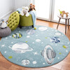 Carousel Kids Sally Rug, Teal Space - Rugs - 7