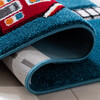 Carousel Kids Atlas Rug, Turquoise - Rugs - 8