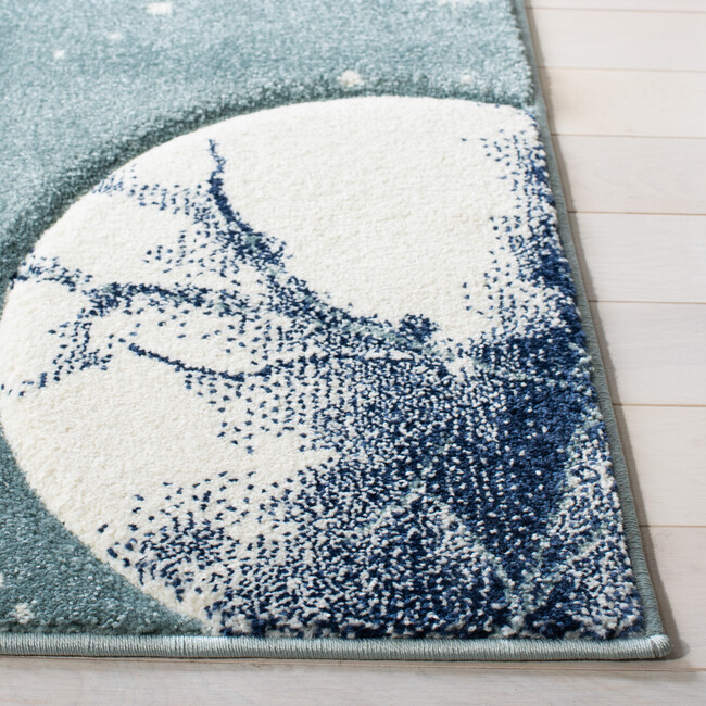 Carousel Kids Sally Rug, Teal Space - Rugs - 9