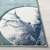 Carousel Kids Sally Rug, Teal Space - Rugs - 9