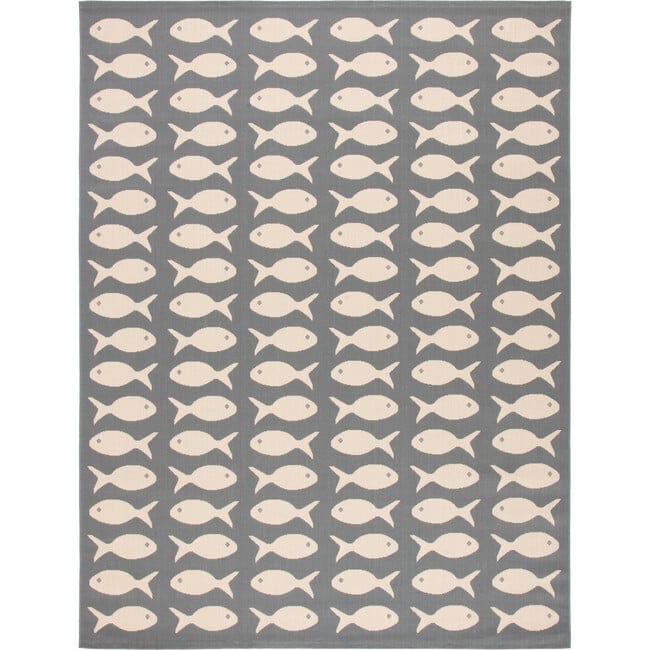 Courtyard Dory Indoor/Outdoor Rug, Grey - Rugs - 8