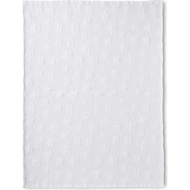 Jr. Star Baby Blanket, White