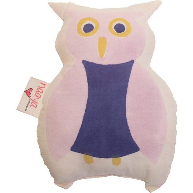 Purple Owl Small Cushion