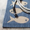 Courtyard Dory Indoor/Outdoor Rug, Dark Blue - Rugs - 6