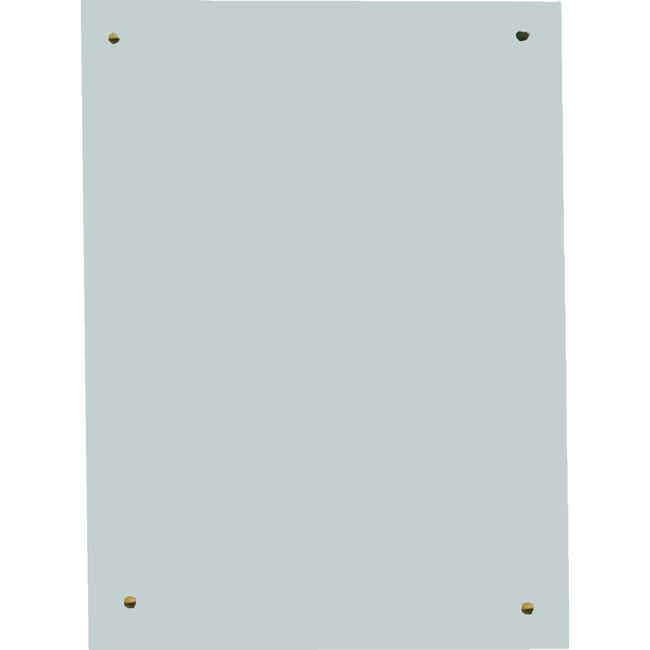 Glass Magnet Dry Erase Board, Paris Blue