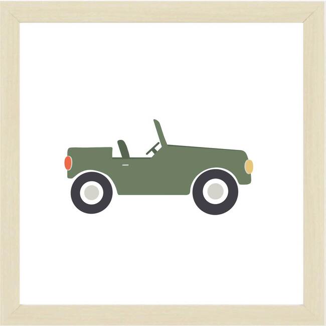 Green Jeep Magnet Board, Green - Wall Décor - 1