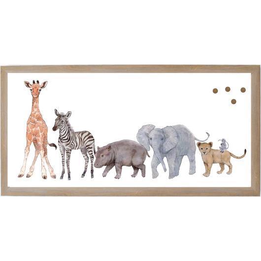 Baby Jungle Animal Magnet Board, Animal Family