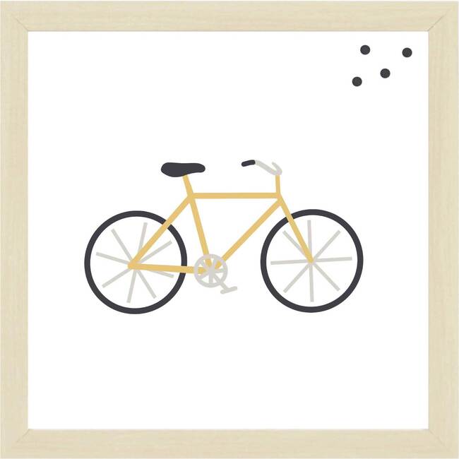 Bicycle Magnet Board, Yellow