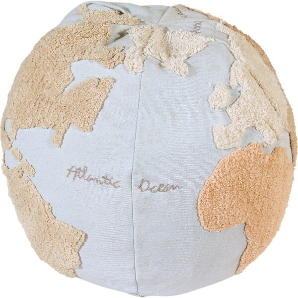 Lorena Canals World Map Pouffe