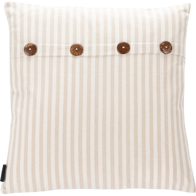 Kensing Pillow, Beige/White