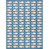 Courtyard Dory Indoor/Outdoor Rug, Dark Blue - Rugs - 9