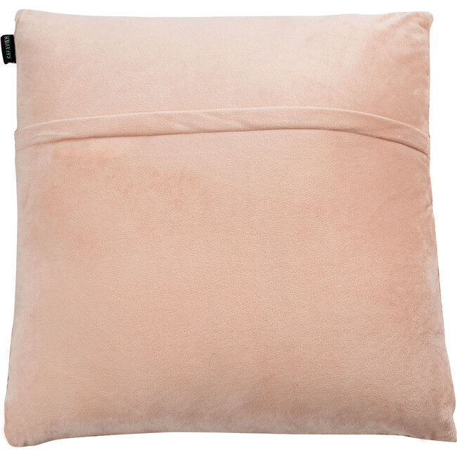 Shag Modish Metallic Pillow, Blush - 20" x 20" - Pillows - 3