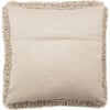 Shag Modish Metallic Pillow, Bronze - 20" x 20" - Pillows - 2