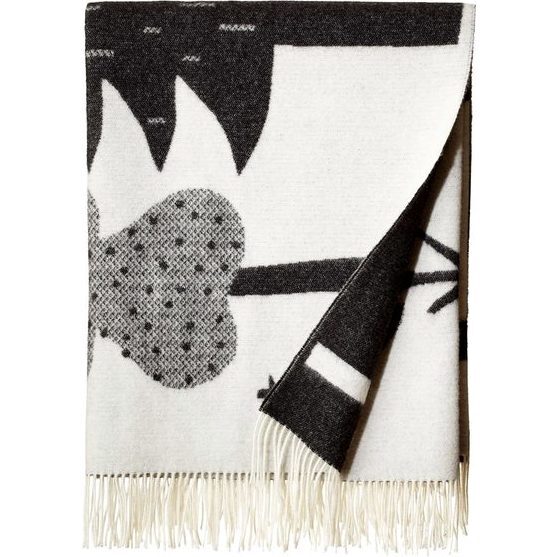 Black + White Forest Throw - Throws - 2