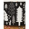 Black + White Forest Throw - Throws - 3