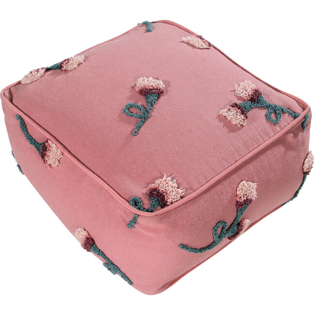 English Garden Pouf, Ash Rose - Ottomans - 8