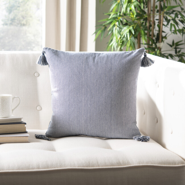 Sidney Pillow, Navy - Pillows - 2
