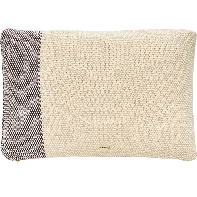 Koke Pillow, Yellow/Aubergine - Pillows - 1