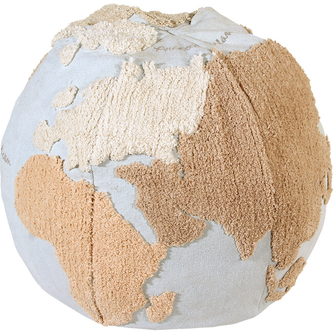 World Map Pouffe - Decorative Pillows - 7