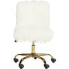 Whitney Swivel Office Chair, White - Desk Chairs - 1 - thumbnail