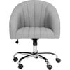 Themis Swivel Office Chair, Grey - Desk Chairs - 1 - thumbnail