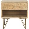 Marigold Nightstand, Brown - Nightstands - 1 - thumbnail