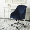 Adrienne Swivel Office Chair, Navy - Desk Chairs - 2