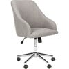 Adrienne Swivel Office Chair, Grey - Desk Chairs - 3