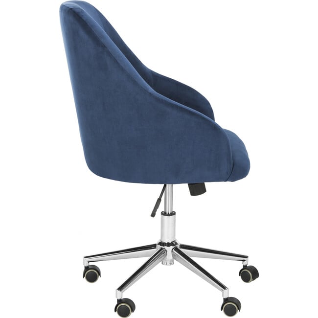 Adrienne Swivel Office Chair, Navy - Desk Chairs - 4