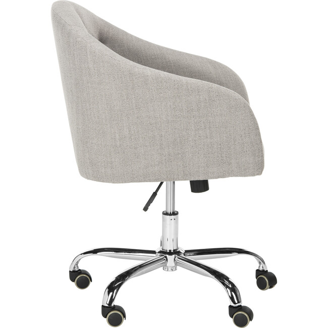 Amy Tufted Swivel Office Chair, Grey - Desk Chairs - 4