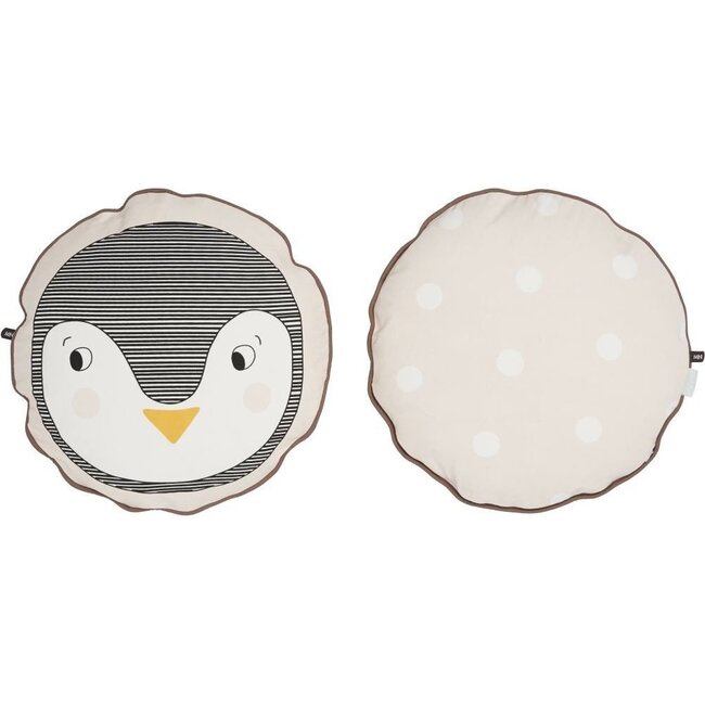 Penguin Cushion, Rose - Pillows - 1