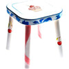 Handpainted Wooden Stool, Cupcake on Flow - Kids Seating - 1 - thumbnail