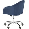 Amy Tufted Swivel Office Chair, Navy - Desk Chairs - 6