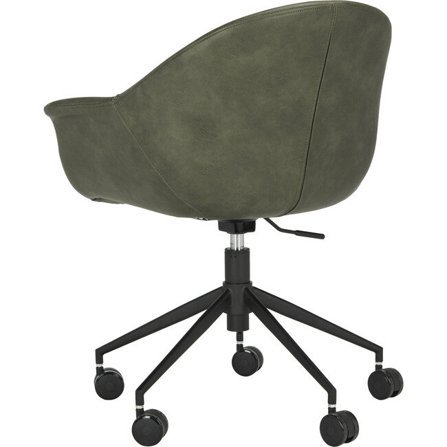 Ember Office Chair, Green - Desk Chairs - 6