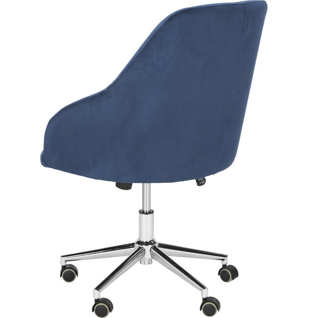 Adrienne Swivel Office Chair, Navy - Desk Chairs - 6