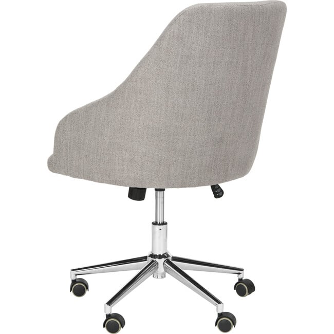 Adrienne Swivel Office Chair, Grey - Desk Chairs - 6