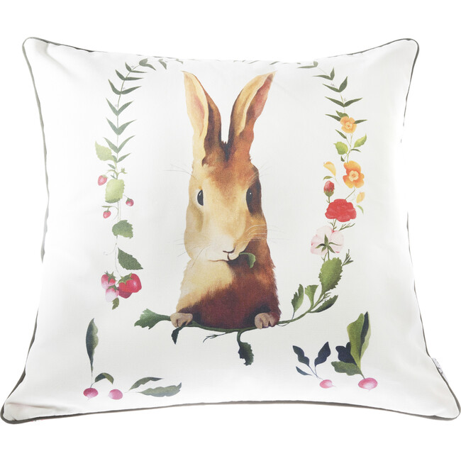 Audrey the Bunny Pillow, Euro - Pillows - 1